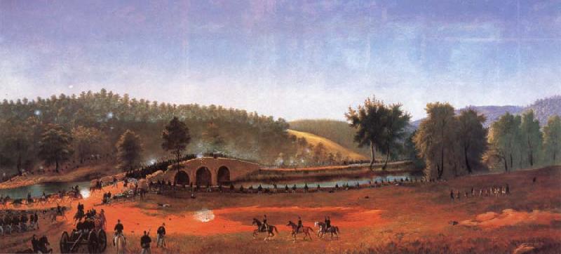 James Hope Burnside-s Bridge oil painting image
